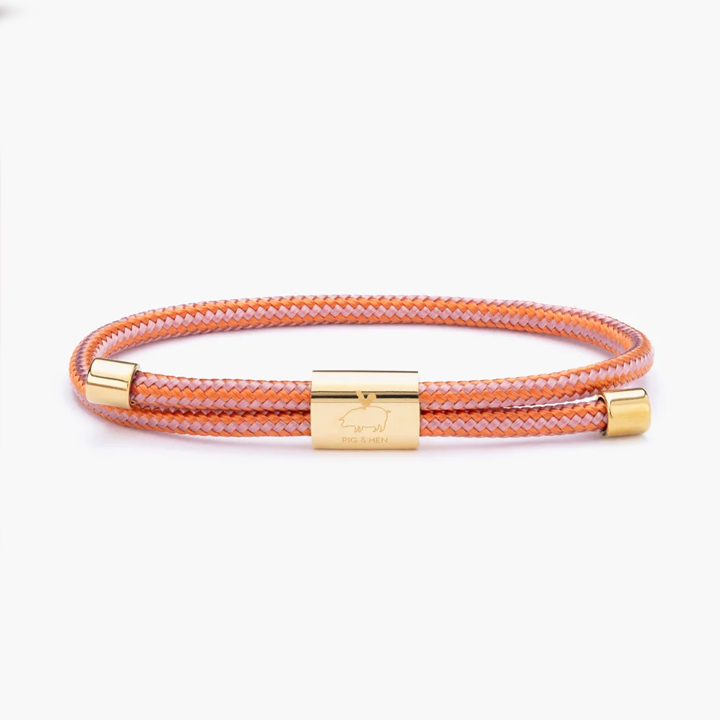 Pulsera LEWIS Flamingo / Salmon / Orange / Gold | 000950111